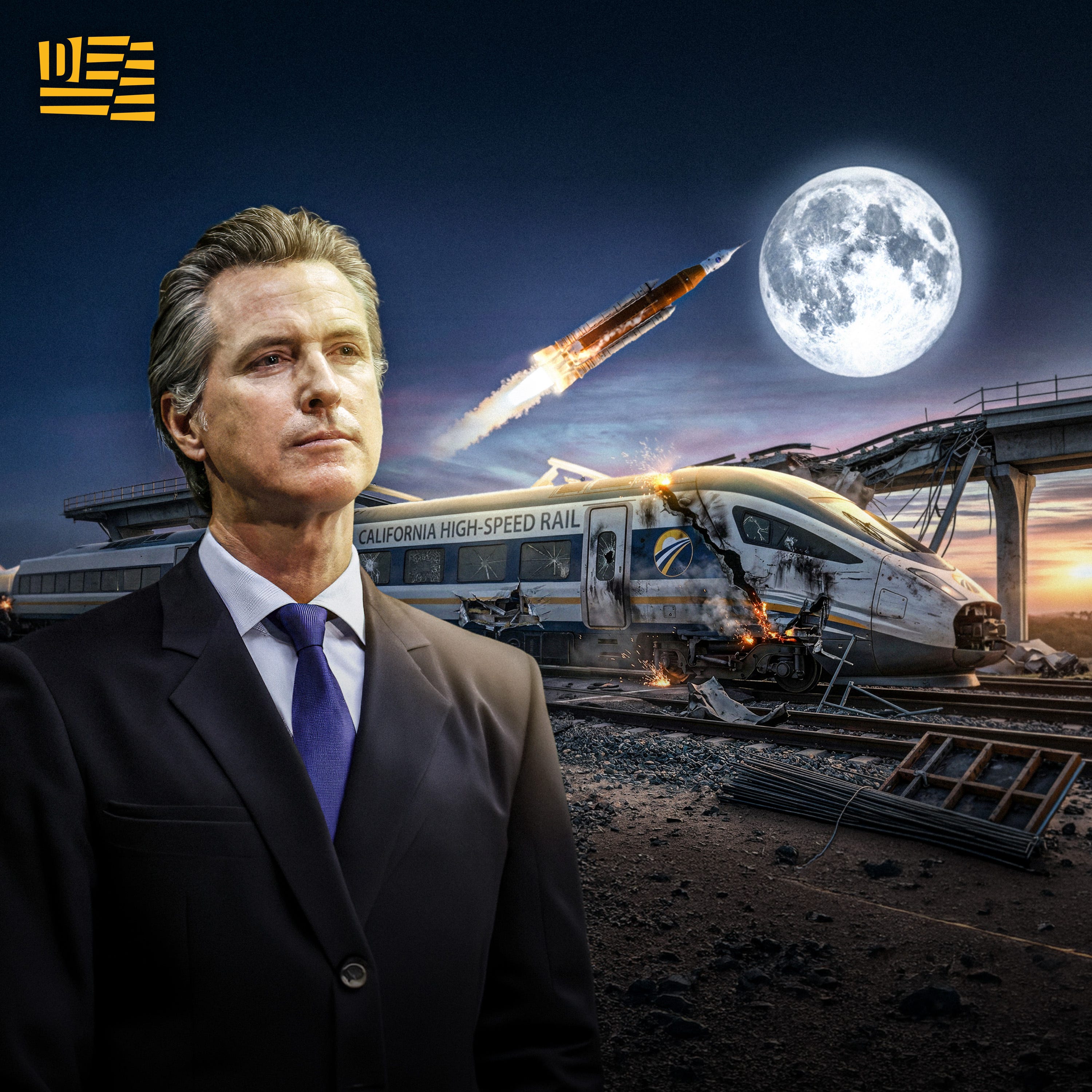 California Sent Us To the Moon. Now It Can’t Even Build a Train.