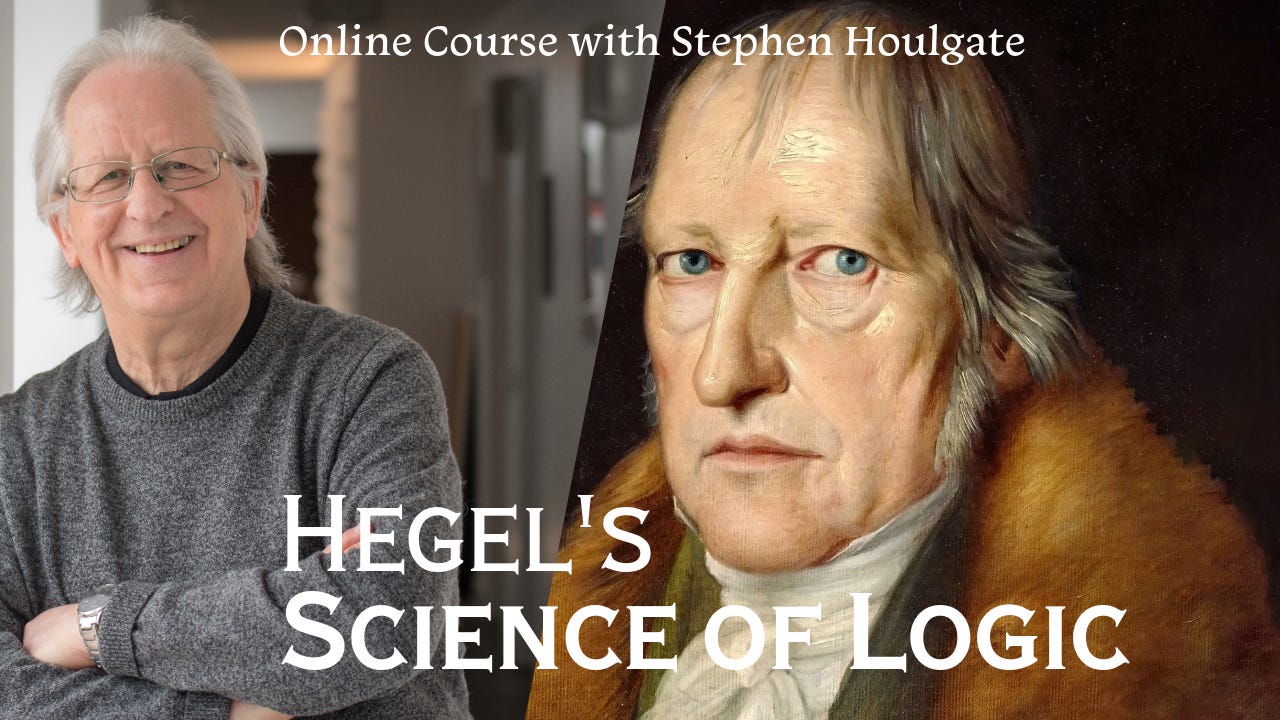 The Opening of Hegel's "Science of Logic", with Stephen Houlgate
