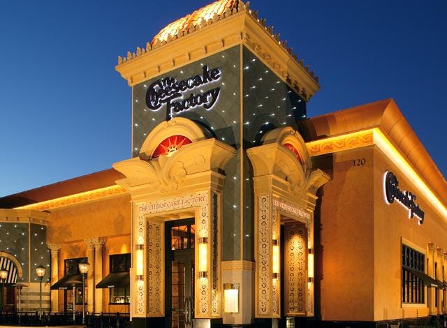 Cheesecake Factory Quiz