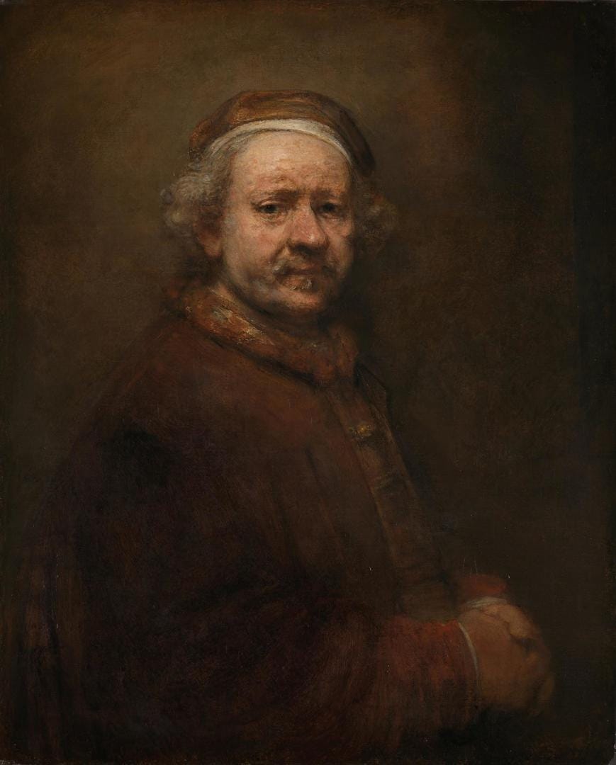 Elizabeth Jennings' "Rembrandt's Late Self-Portraits"