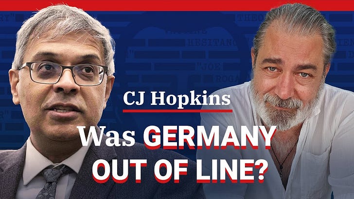 Listen: The Truth Behind Germany’s Response to Covid-19 Ft: CJ Hopkins Listen: The Truth Behind Germany’s Response to Covid-19 Ft: CJ Hopkins