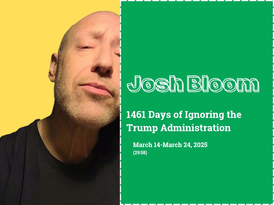 Episode #24: 1461 Days of Ignoring the Trump Administration | March 14-March 24, 2025 episode artwork