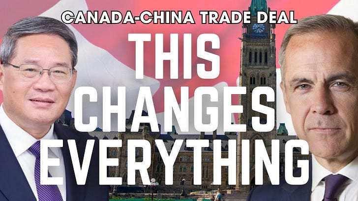 How Mark Carney Is Revealing Canada's Role in the World's "New Order" with China Trade Deal News