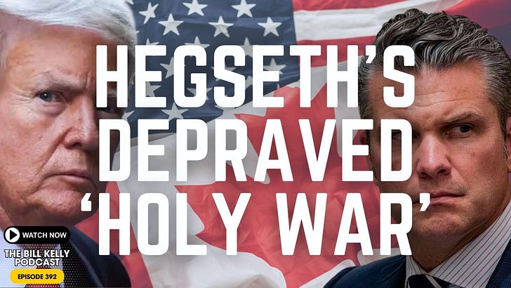 Hegseth's Depraved 'Holy War'