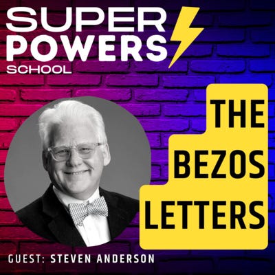 cover of episode E5: Entrepreneurship - The Jeff Bezos Shareholder Letters Amazon Book - Steven Anderson (Author of The Bezos Letters: 14 Principles to Grow Your Busin...