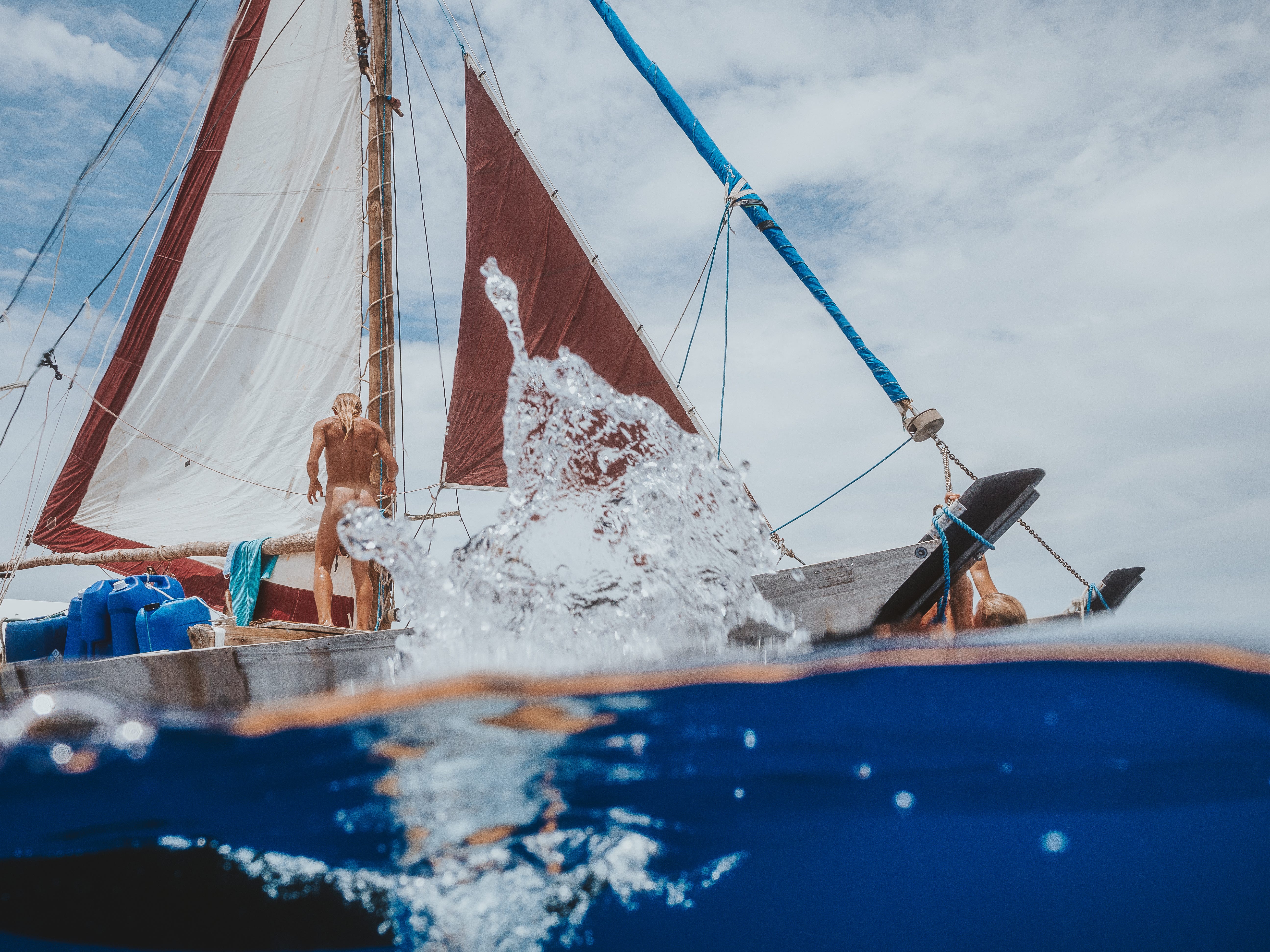 Sailing Solo on a Simple Wooden Catamaran | Interview with Kiana Weltzien episode artwork