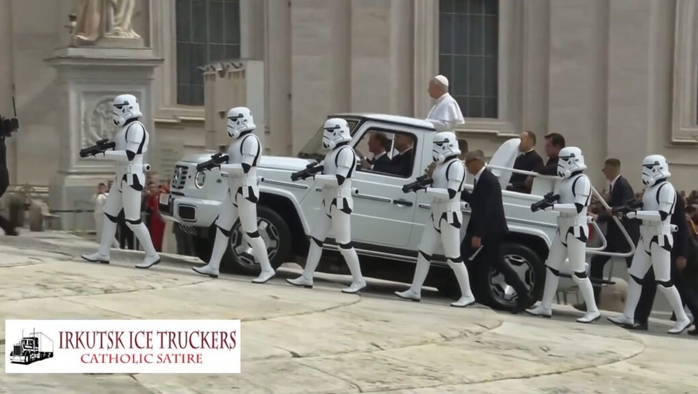 Imperial March in the Vatican as Superweapons Put on Display? episode artwork