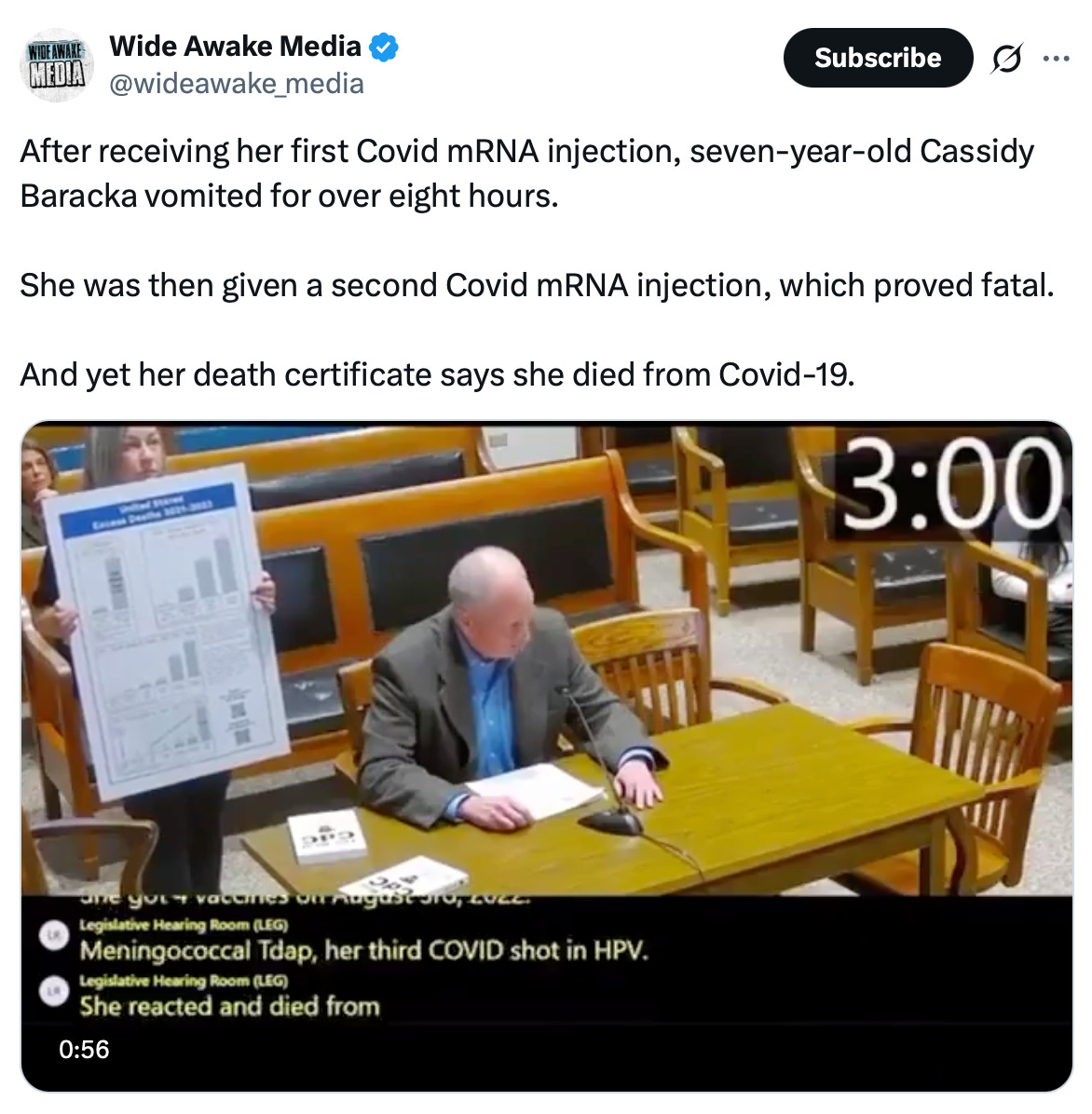 COVID mRNA Jab Allegedly Kills a Seven Year Old Child