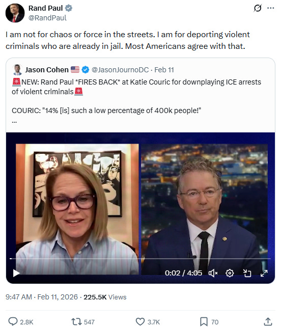 Rand Paul SUPPORTS Our ICE Agents