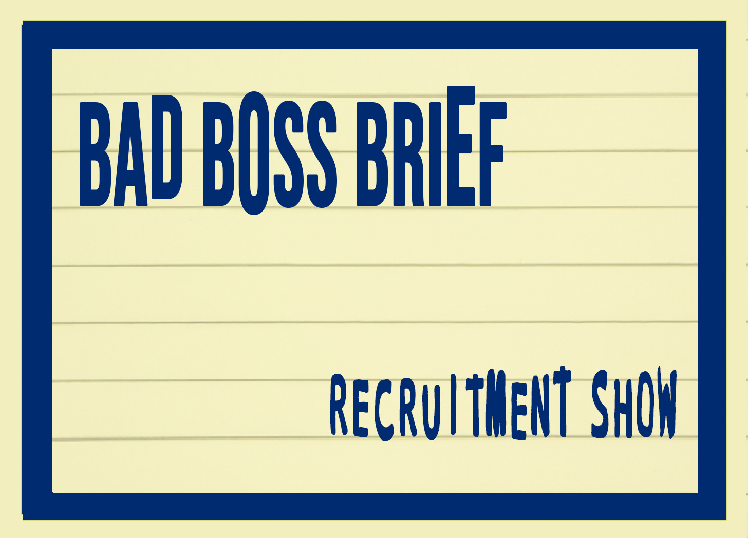 The Recruitment Show | Bad Boss Brief – 30 (audio)