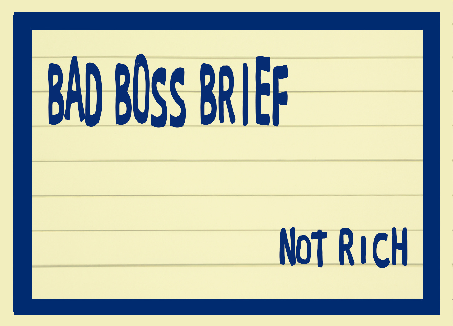 The Not Rich Show | BBB – 72 The Not Rich Show | BBB – 72