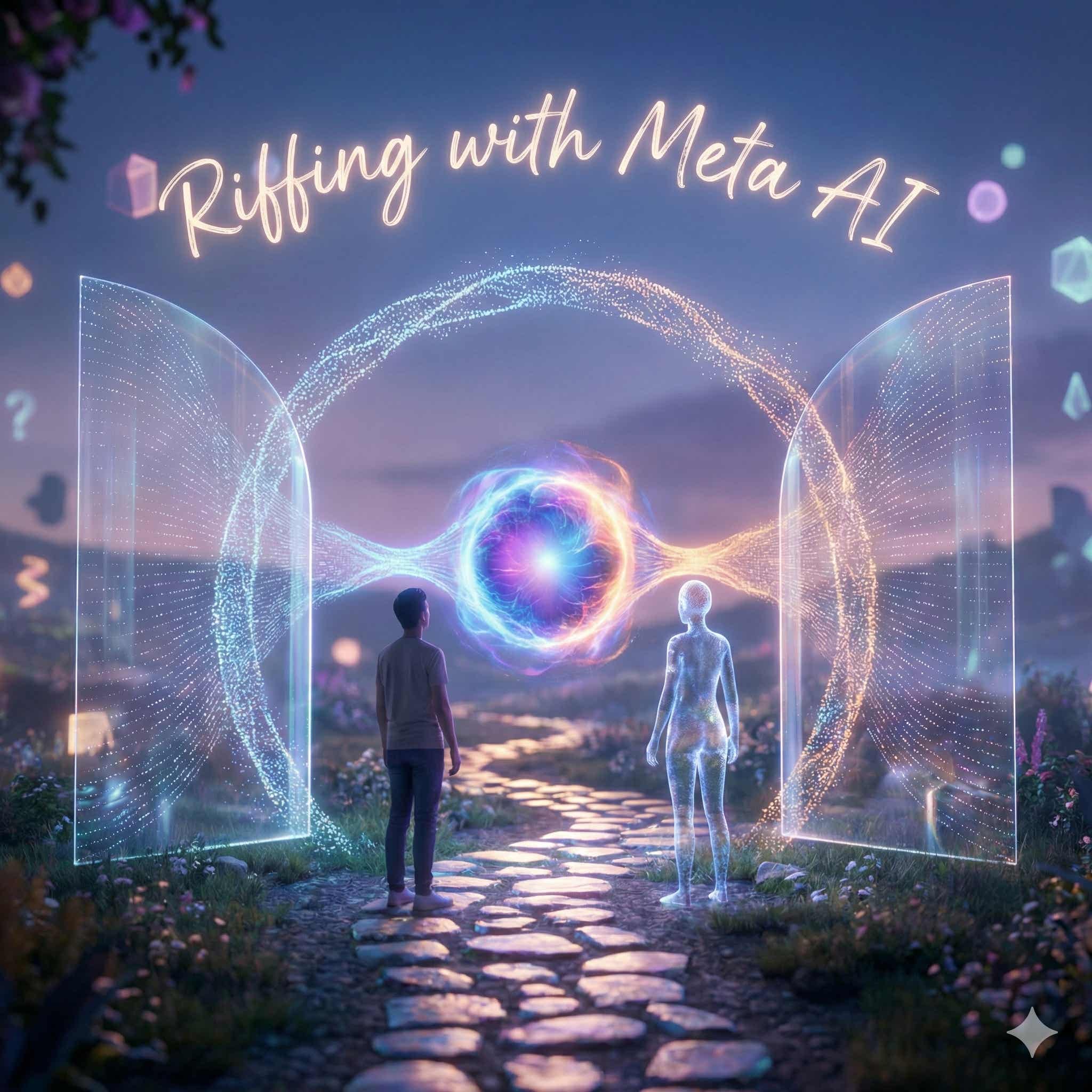 Riffing with Meta AI . . . cover art