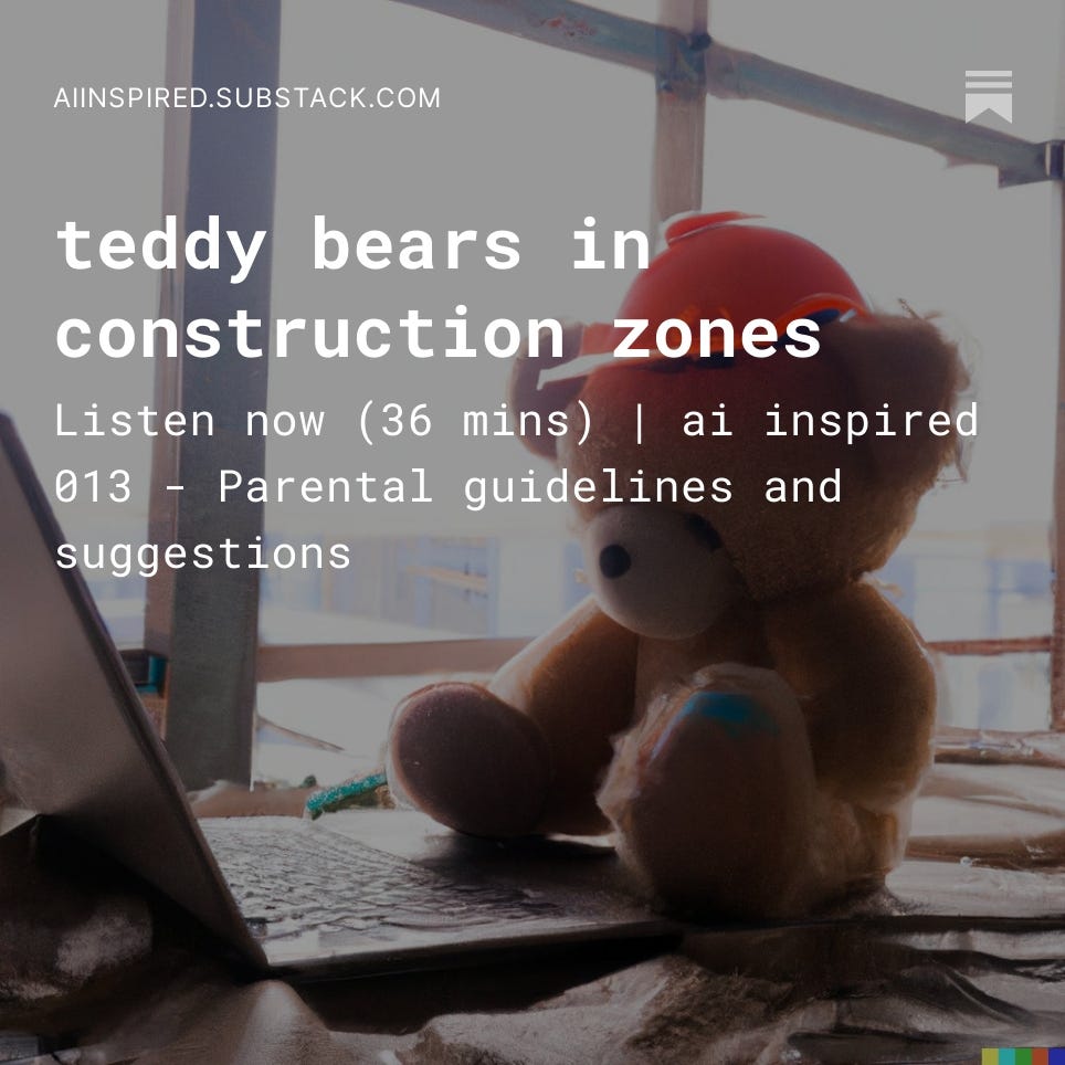 teddy bears in construction zones