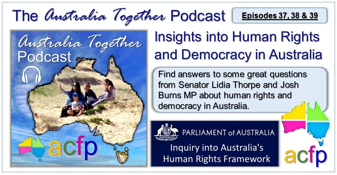 Episode 37: Insights into Human Rights and Democracy in Australia - Part 1