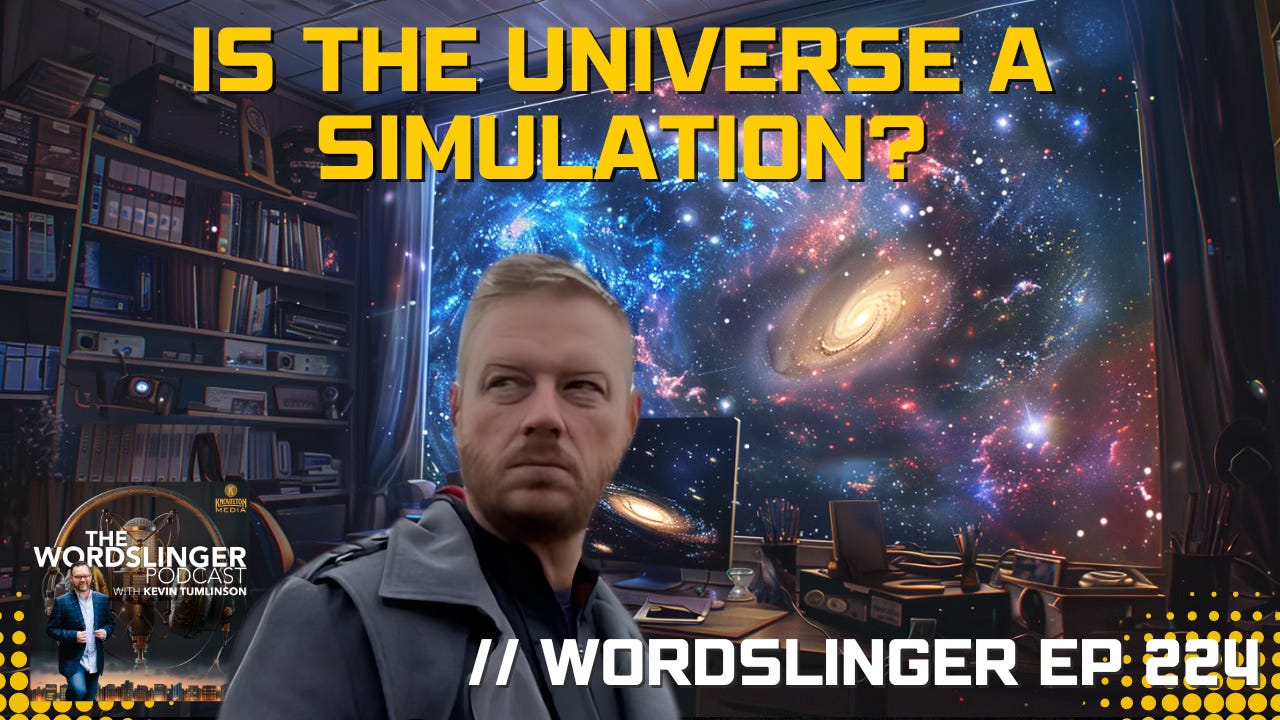 Simulation Theory and Other Realities with Ernest Dempsey // Wordslinger ep 224