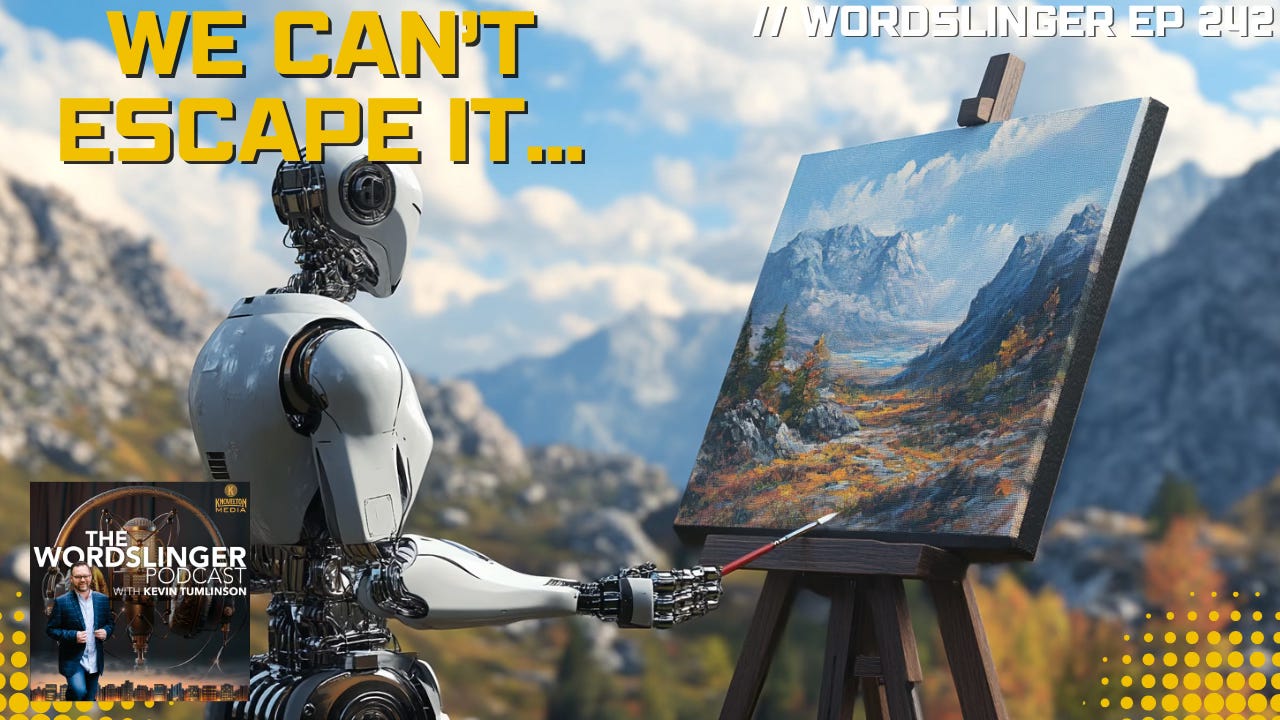 We can’t escape it…