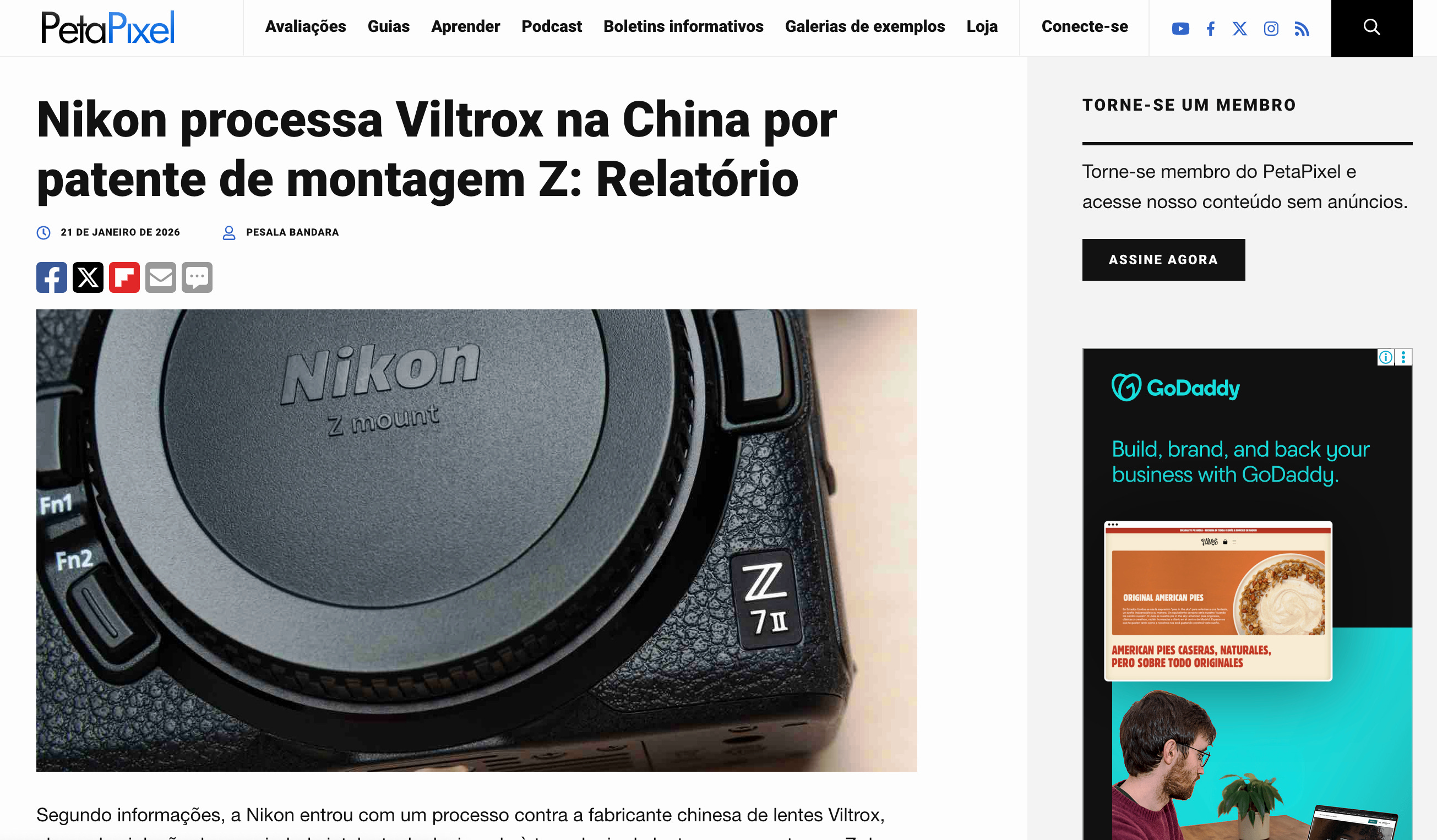 A Nikon Declarou Guerra às Lentes Genéricas — E Pode Ter Atirado no Próprio Pé episode artwork