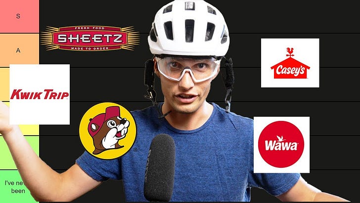 Gas Station Rankings while Bike Touring with Sam Westby