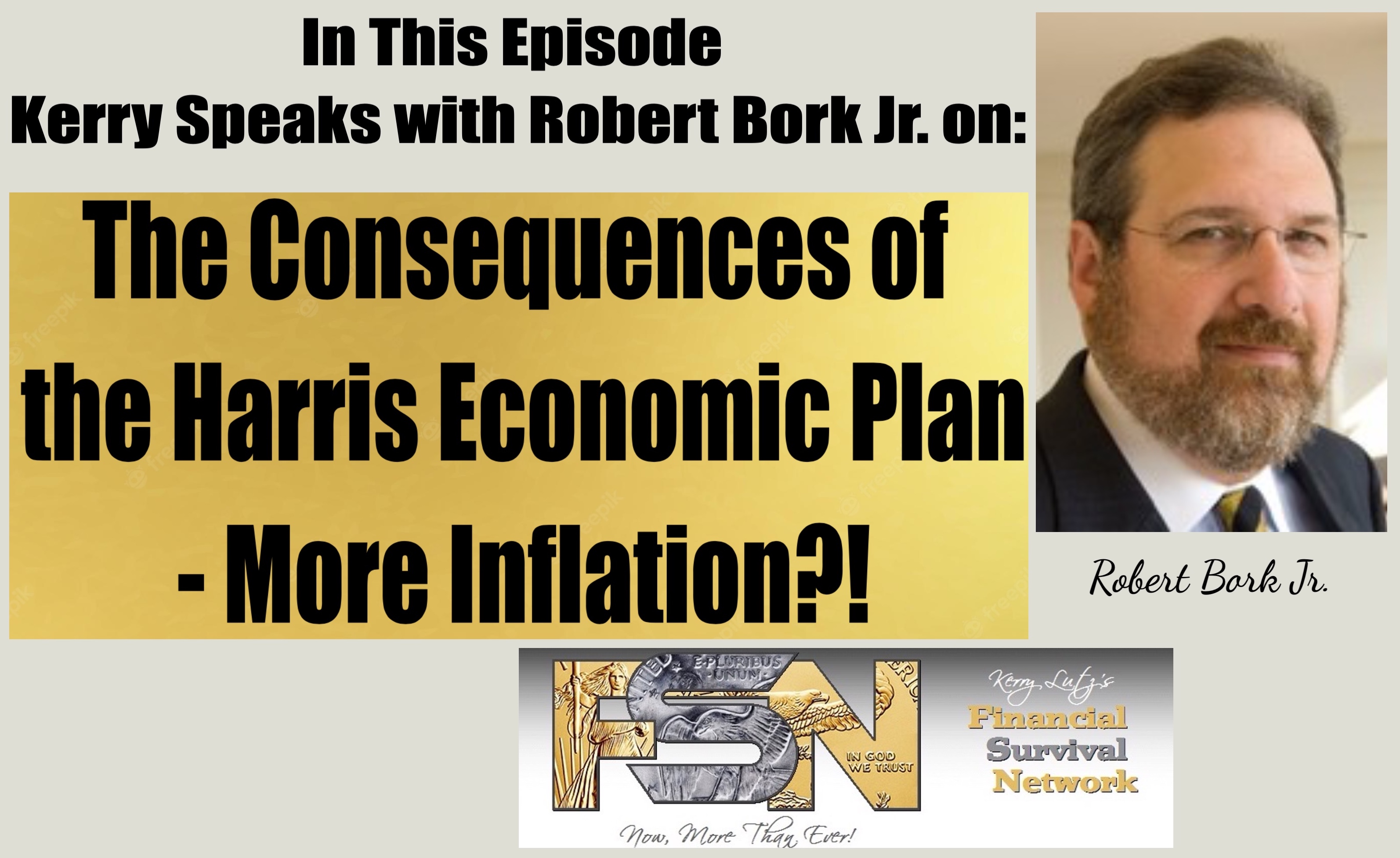 The Consequences of the Harris Economic Plan - More Inflation?!- Robert Bork Jr #6139