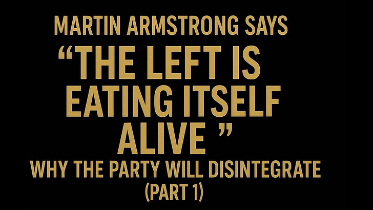 Martin Armstrong: “The Left Is Eating Itself Alive” — Why the Party Will Disintegrate (Part 1)