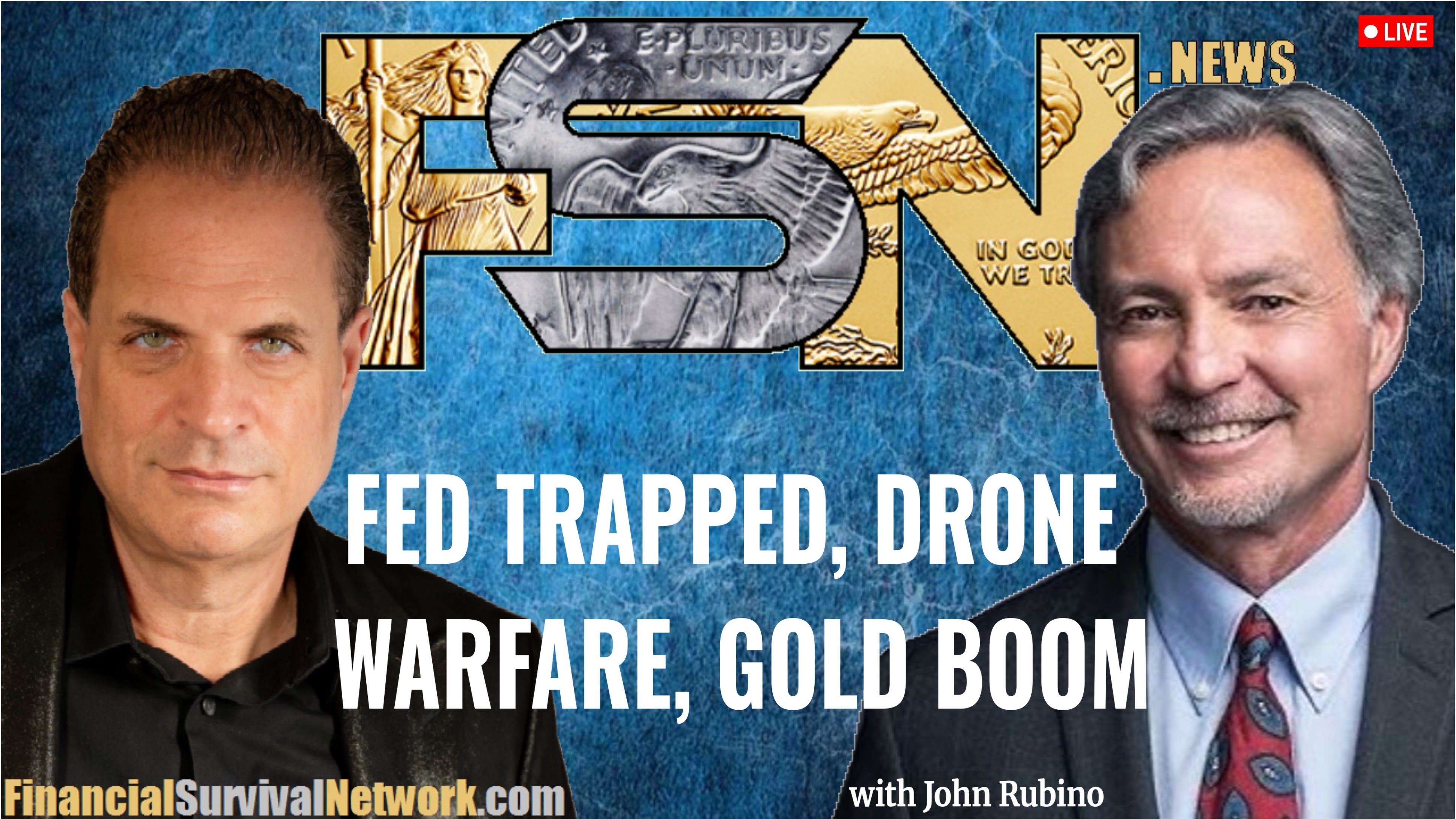 Fed Trapped, Drone Warfare, Gold Boom - John Rubino episode artwork