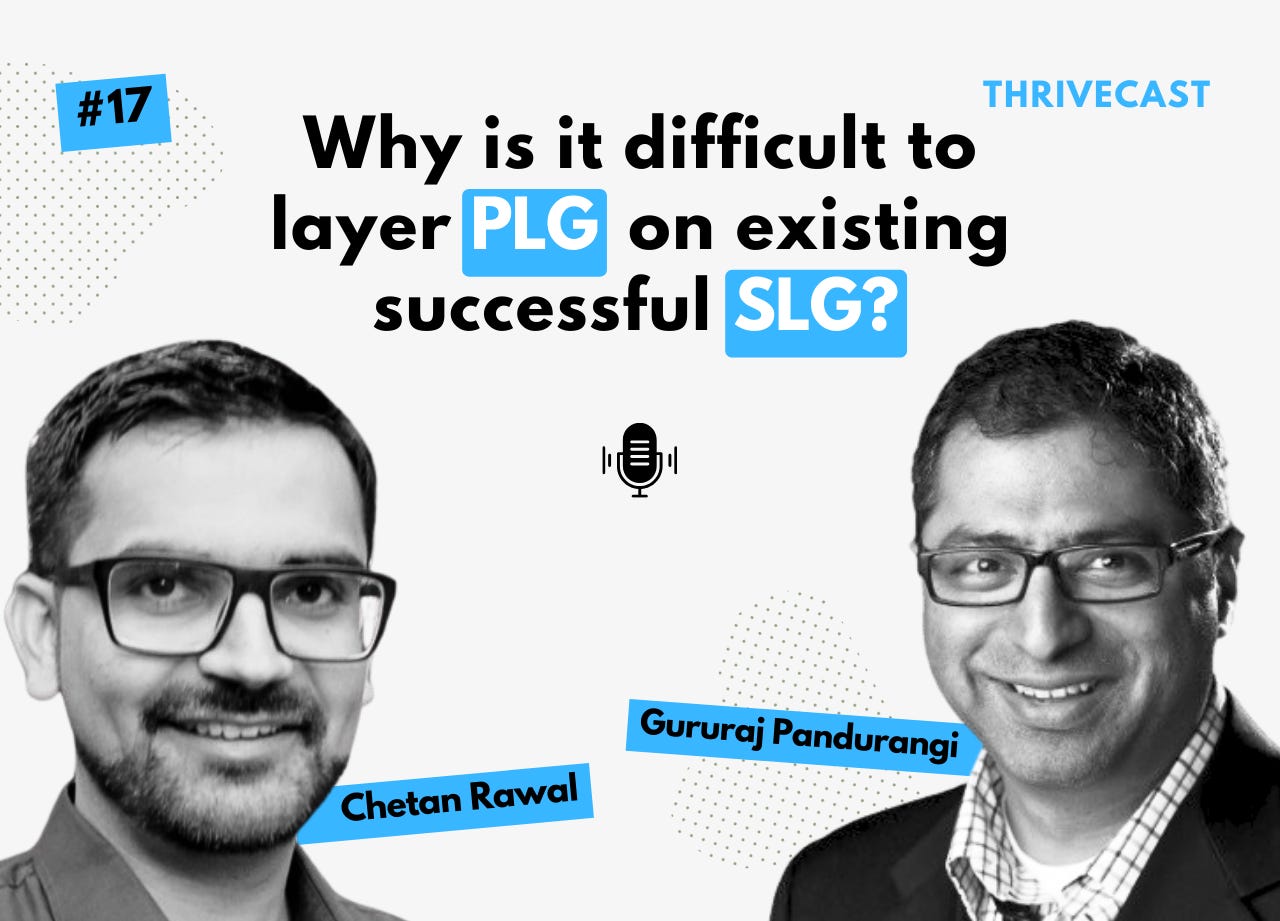 #17 — Layering PLG over SLG: Challenges and Mitigations ft. Chetan Rawal