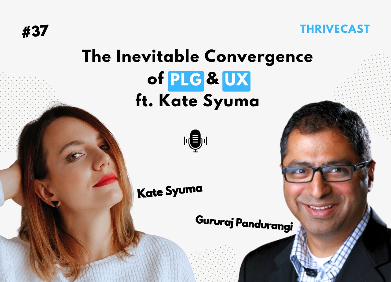 #37 — The Inevitable Convergence of PLG & UX ft. Kate Syuma