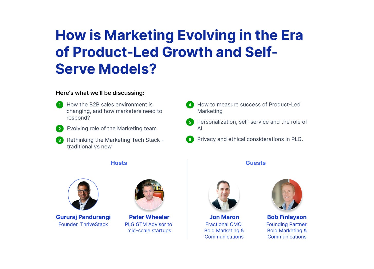 How is Marketing Evolving in the Era of Product-Led Growth and Self-Serve Models?