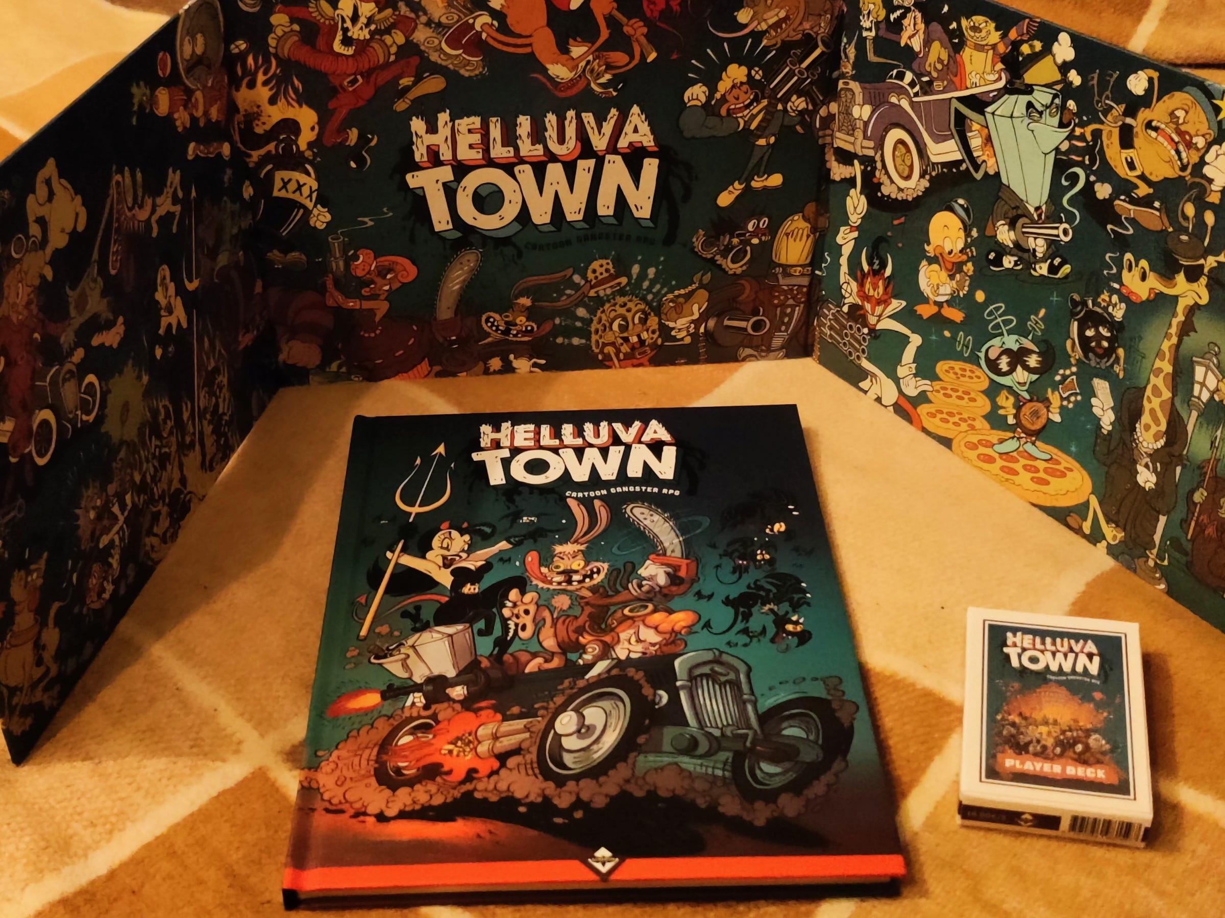 Boxes & Books (Helluva Town, Cosmic Dark, Rune) (E310)
