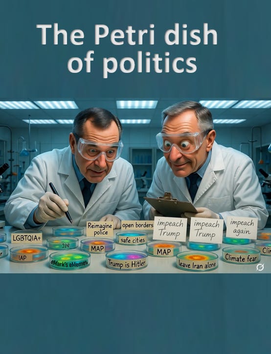 The Petri dish of politics episode artwork