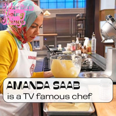 Amanda Saab is a TV famous chef