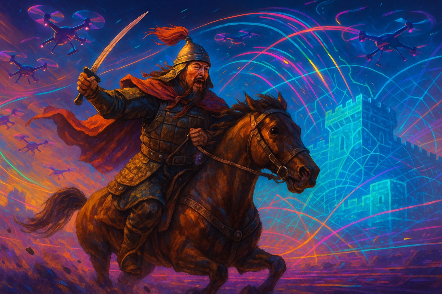Genghis Khan Reforged: The Conqueror Navigates Modern Strategy, Politics, and Cyber Frontiers episode artwork