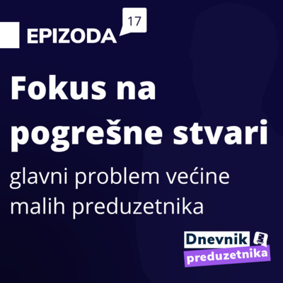 Fokus na pogrešne stvari - glavni problem većine malih preduzetnika