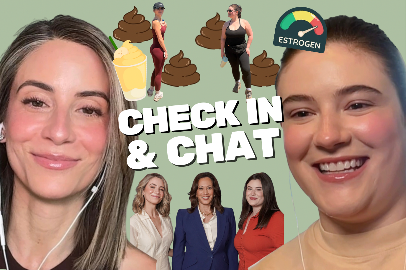 Check In & Chat – Kamala, Doppelgängers, and Perimenopause