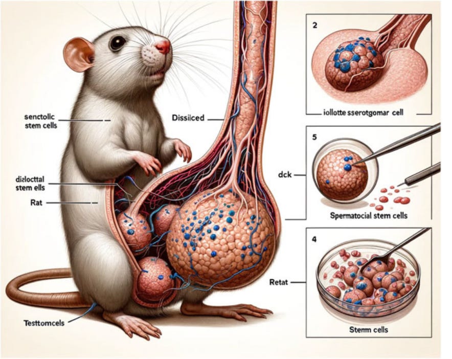 Weird rat, AI Fake Science - trust the what?