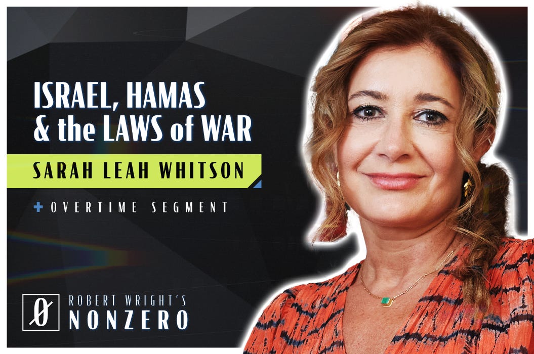 Israel, Hamas, and the Laws of War (Robert Wright & Sarah Leah Whitson)
