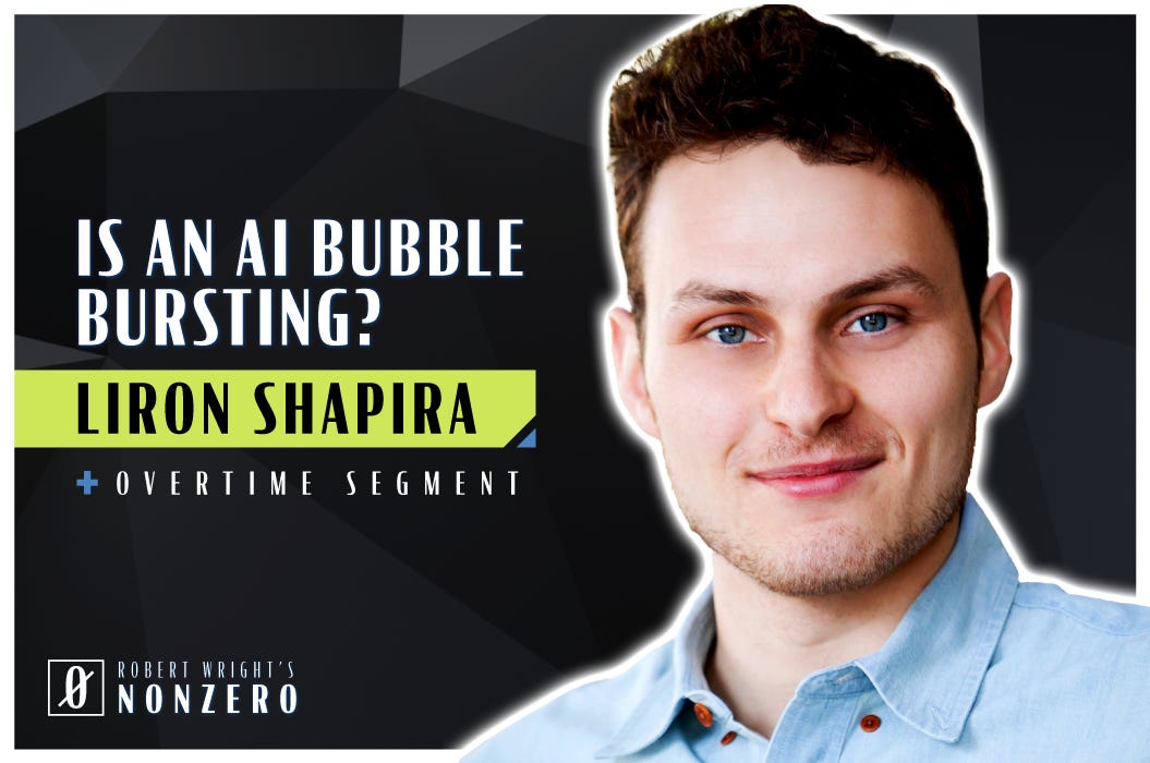 Is an AI Bubble Bursting? (Robert Wright & Liron Shapira)