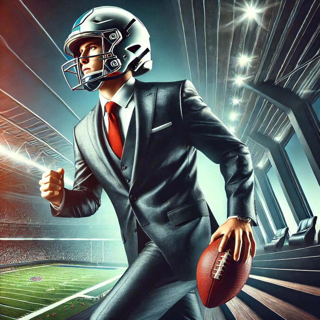 Audio Episode 27 |💡Football QBs - more than CEOs - epitomize brilliant leadership today. They are one part Achilles and one part Algorithm. episode artwork