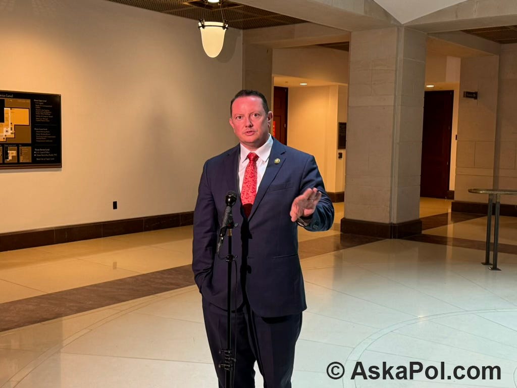 After SCIF briefing, Rep. Burlison skeptical of UFOs, says China's likely surveilling US — "they're clearly creative about getting information” episode artwork