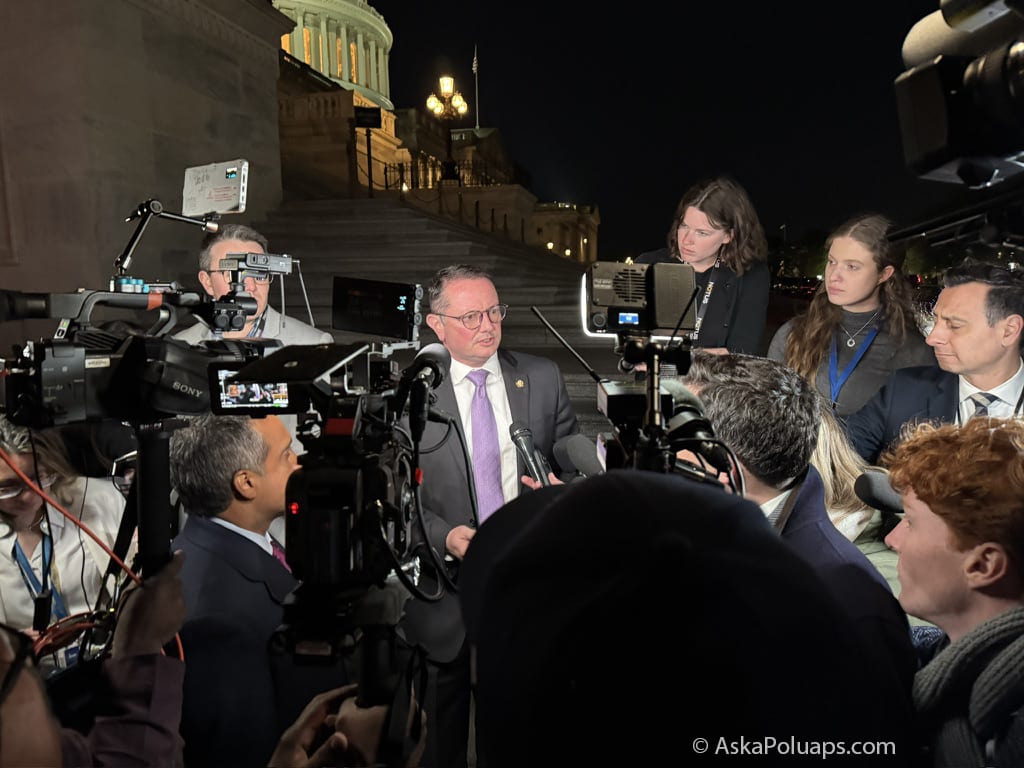 Grusch “a wellspring of insight” — UAP Caucus gushing after whistleblower's first week episode artwork