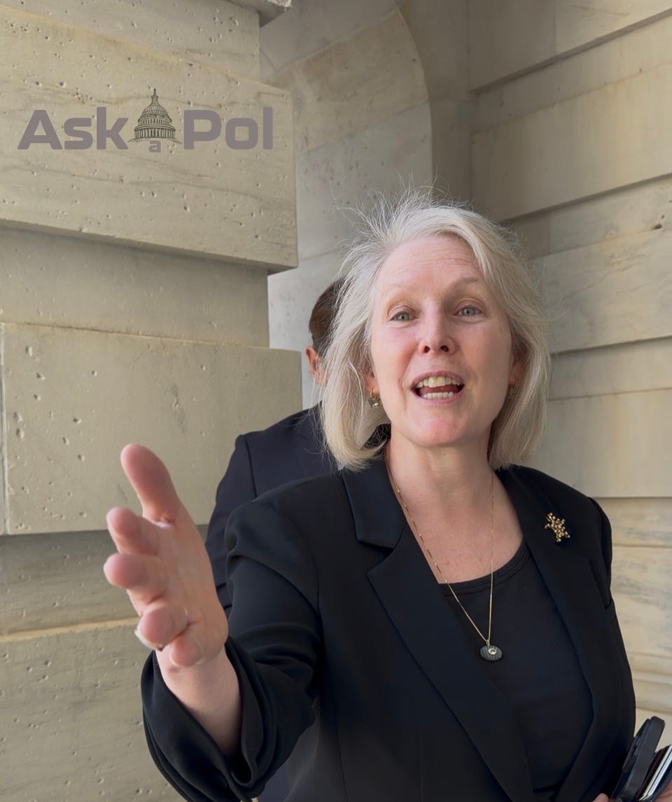 “It’s redundant," Gillibrand aide on Trump's promise to release UFO files. "NDAA already did it” episode artwork