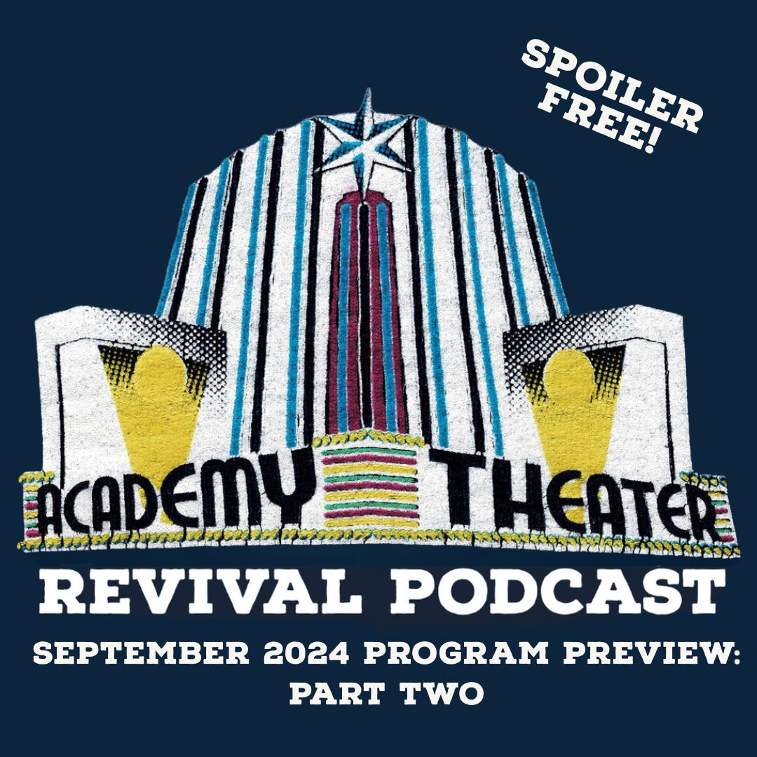 September 2024 Program Preview: Part 2