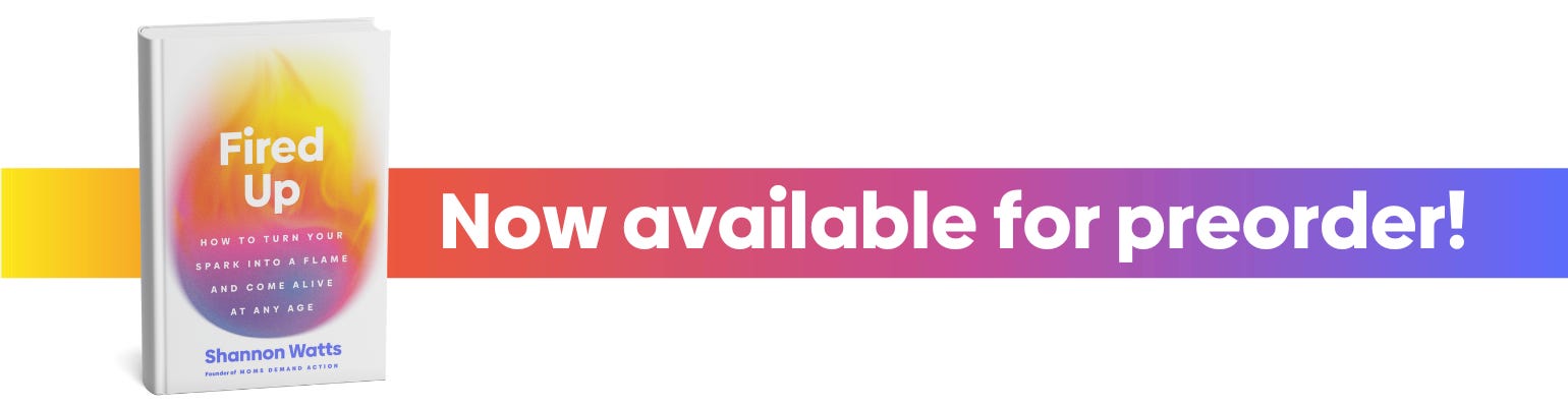 Shannon Watts and Katie Phang discuss why it's so important to be engaged in the world right now, and how to do it in a way that works for you