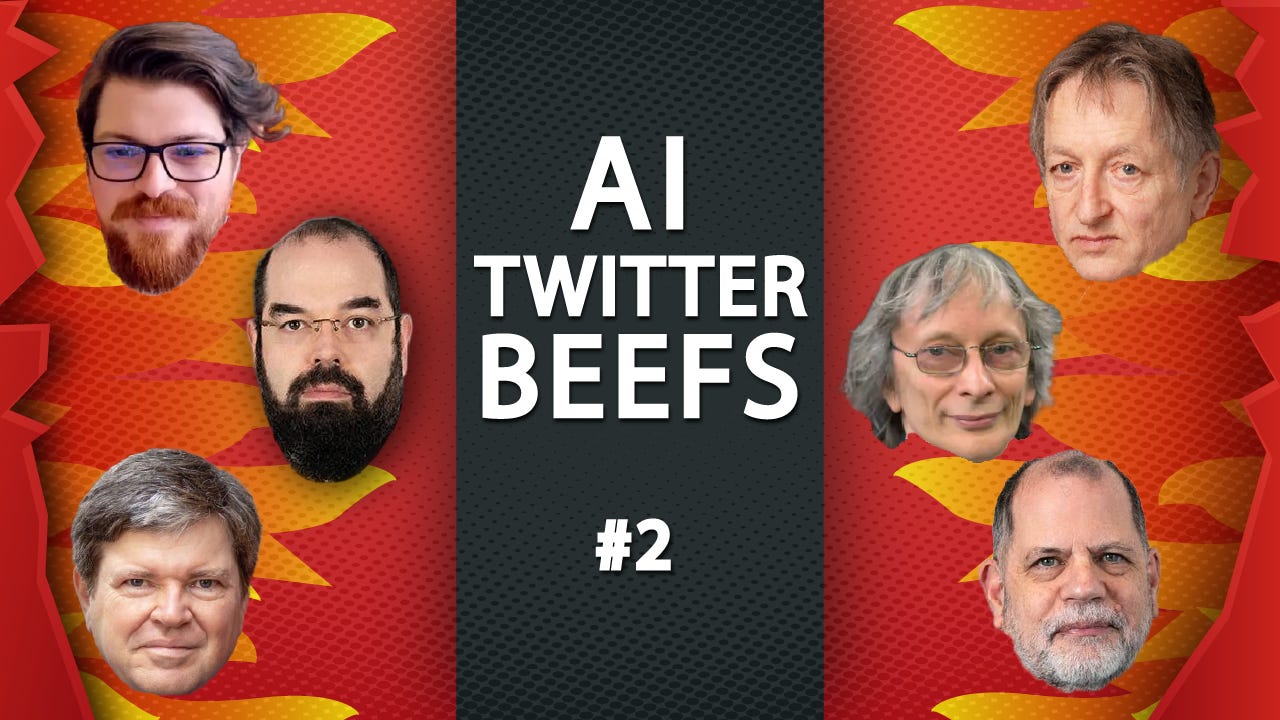 AI Twitter Beefs #2: Yann LeCun, David Deutsch, Tyler Cowen, Jack Clark, Beff Jezos, Samuel Hammond vs. Eliezer Yudkowsky, Geoffrey Hinton, Carl Feynman