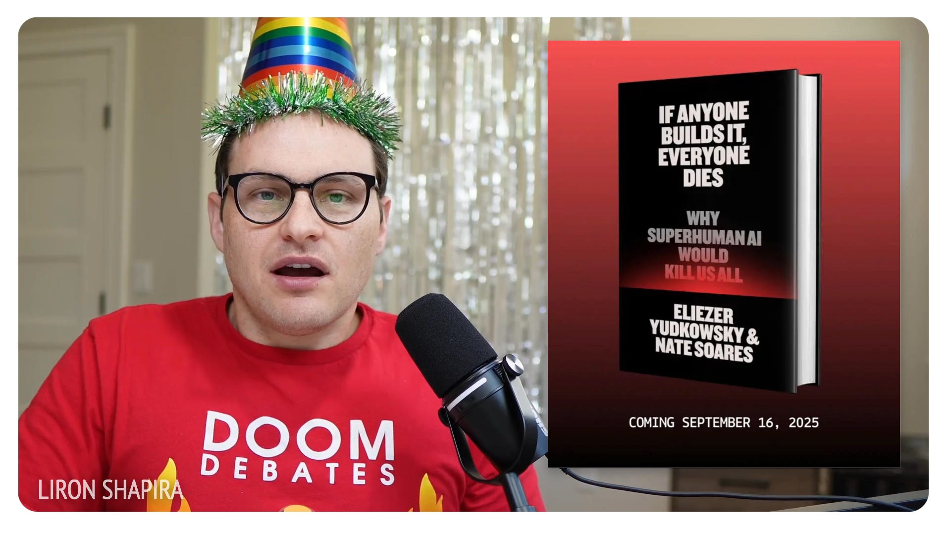 Get ready for LAUNCH WEEK!!! “If Anyone Builds It, Everyone Dies” by Eliezer Yudkowsky & Nate Soares