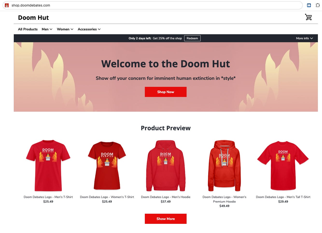 The Merch Store Is Open For Business!