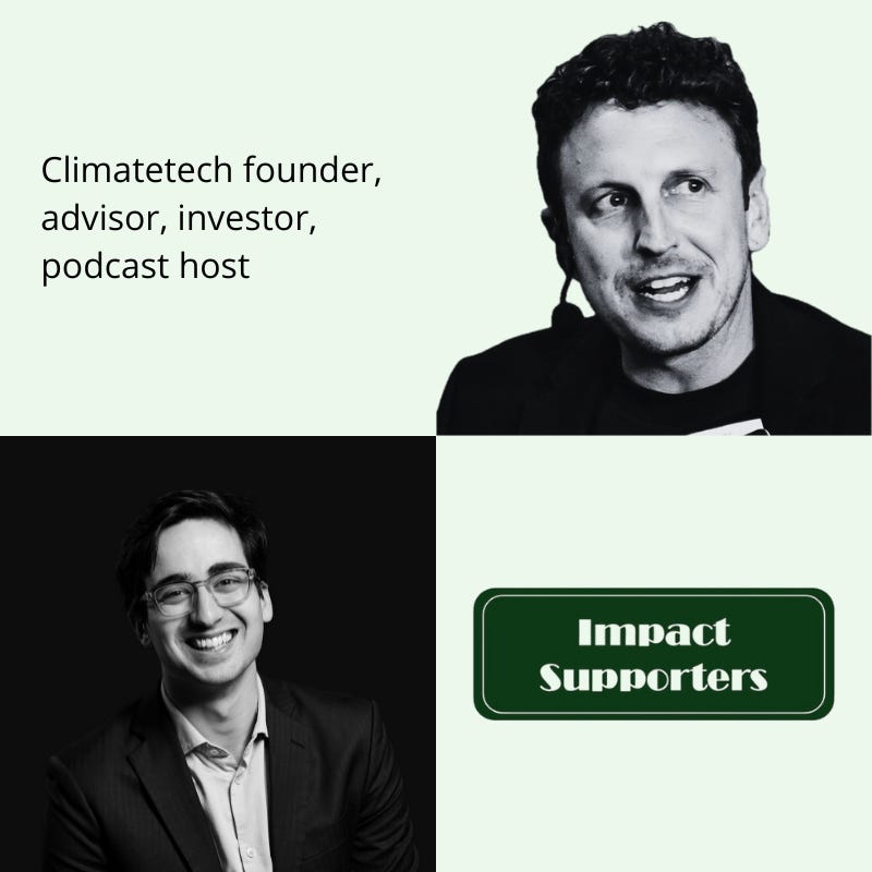 Angel investing in climatetech, interview w. Ryan Grant Little 👼