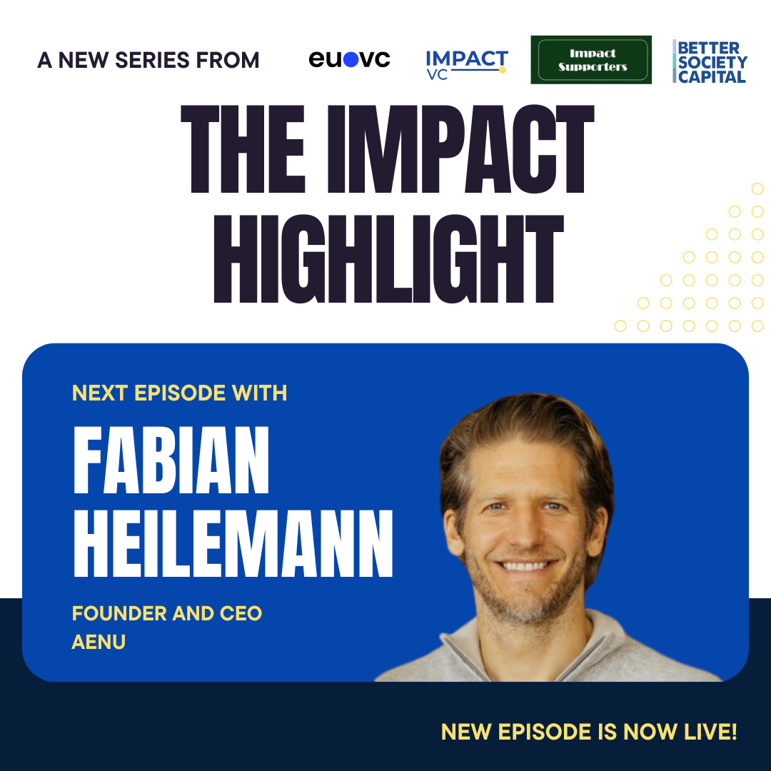 Learnings from building a climate VC, interview w. Fabian Heilemann (AENU) 💰