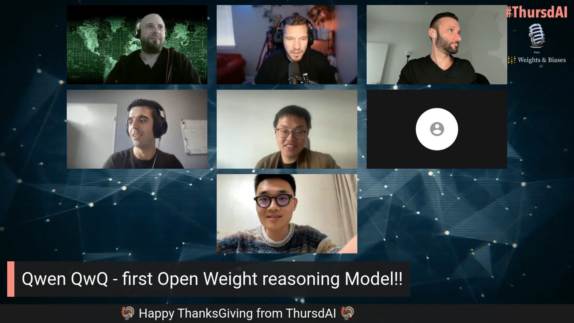 cover of episode 🦃 ThursdAI - Thanksgiving special 24' - Qwen Open Sources Reasoning, BlueSky hates AI, H controls the web & more AI news