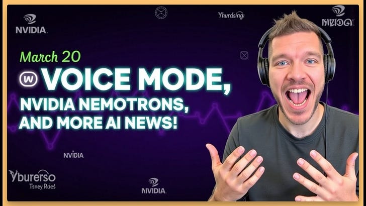 ThursdAI - Mar 20 - OpenAIs new voices, Mistral Small, NVIDIA GTC recap & Nemotron, new SOTA vision from Roboflow & more AI news